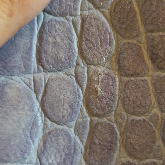 Furla Elisabeth embossed alligator leather satchel - Picture 7 of 8